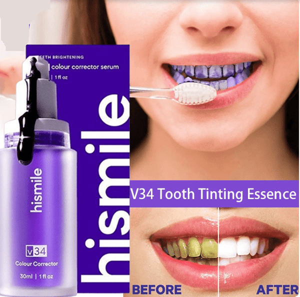 HiSmile V34 Teeth Brightening Serum (Original) – Instant Whitening & Colour Correction | Free Delivery in UAE 🇦🇪